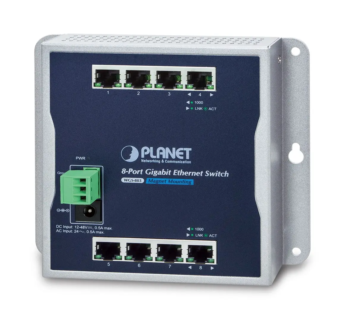 Neadministrējams slēdzis PLANET WGS-803, WGS-803