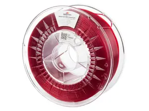 Filament PET-G Premium TRANSPARENT RED 1kg SPECTRUM