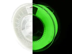 Spectrum ASA Glow in the Dark 3D Printing Filament, 1.75mm, 1kg, Yellow-Green