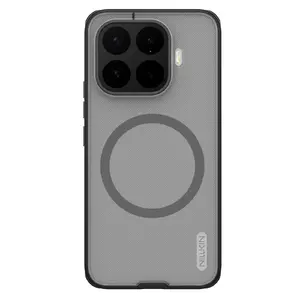 Чехол-накладка Nillkin Super Frosted PRO Magnetic для Xiaomi 17T Pro, прозрачный черный