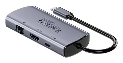 Unitek D1113CGY01 6-in-1 USB-C centrmezgls Photo 3