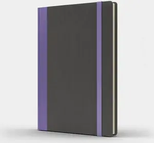 Like U Pro M+ A5 piezīmju grāmatiņa, punktota, pelēka/violeta
