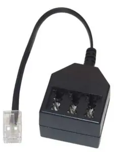 S-Impuls Western-Steck. 8/4 (RJ45) auf TAE-NFF-Kuppl. 0,2m (Bulk)