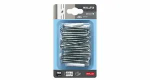 DOLLE WALLFIX 20X Wall Mounting Bracket, Zinc Plated