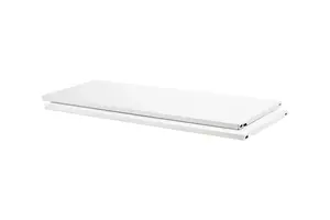 DOLLE Steel Shelf Board, 800x300 mm, White, 2 Pieces