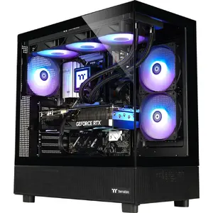 Настольный компьютер Thermaltake FTW V270 с видеокартой NVIDIA GeForce RTX 5070 Ti, Windows 11 Pro, черный