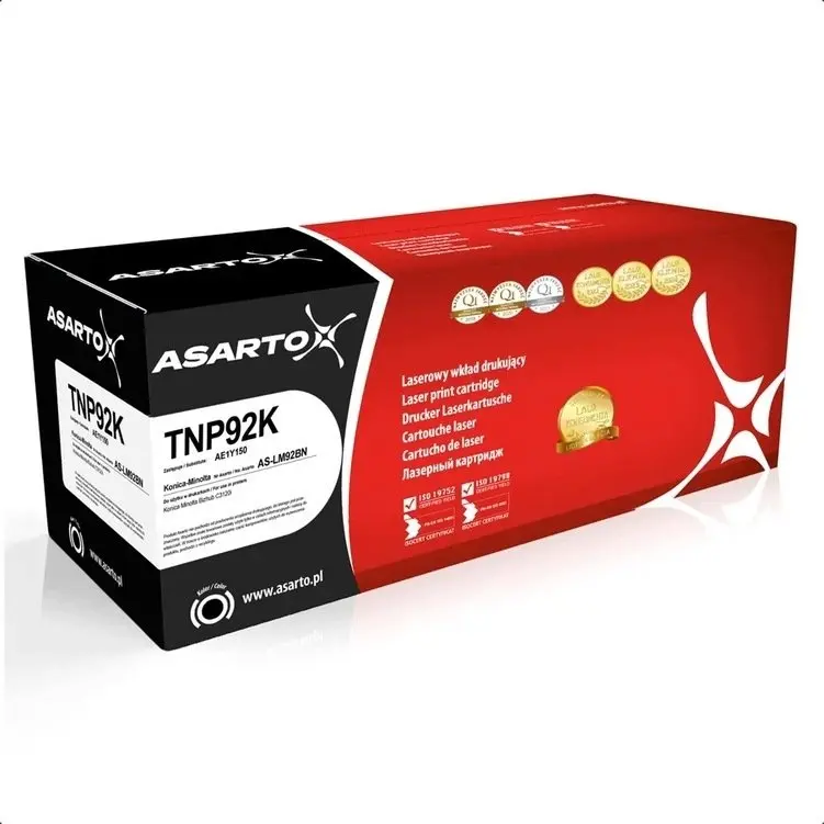 Asarto toneris Konica Minolta TNP92K melns