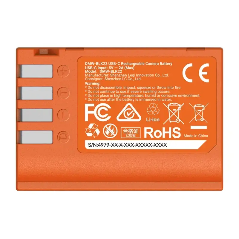 SmallRig DMW-BLK22 Camera Battery Photo 6