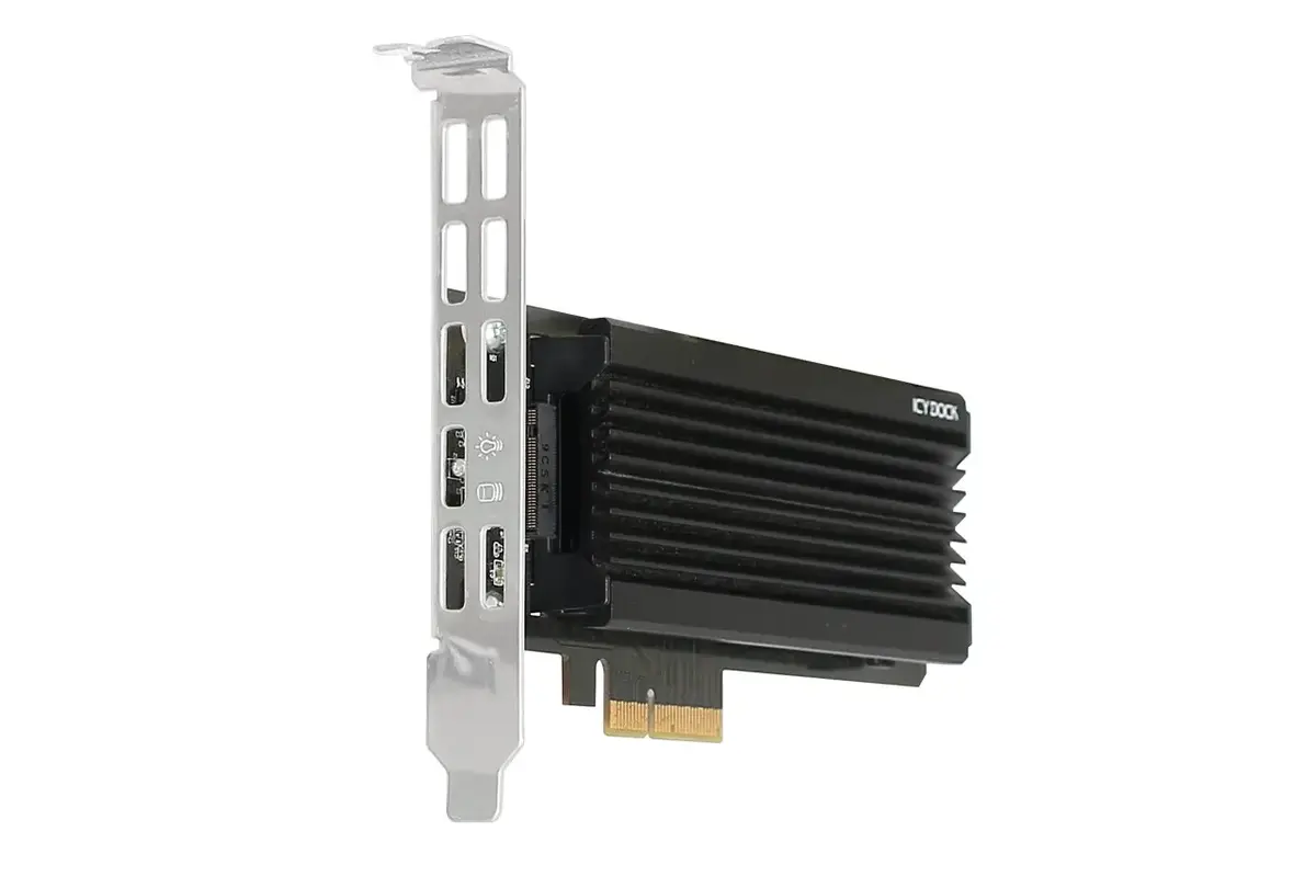 Адаптер Icy Dock MB987M2P-1B PCIe для M.2 NVMe Photo 2