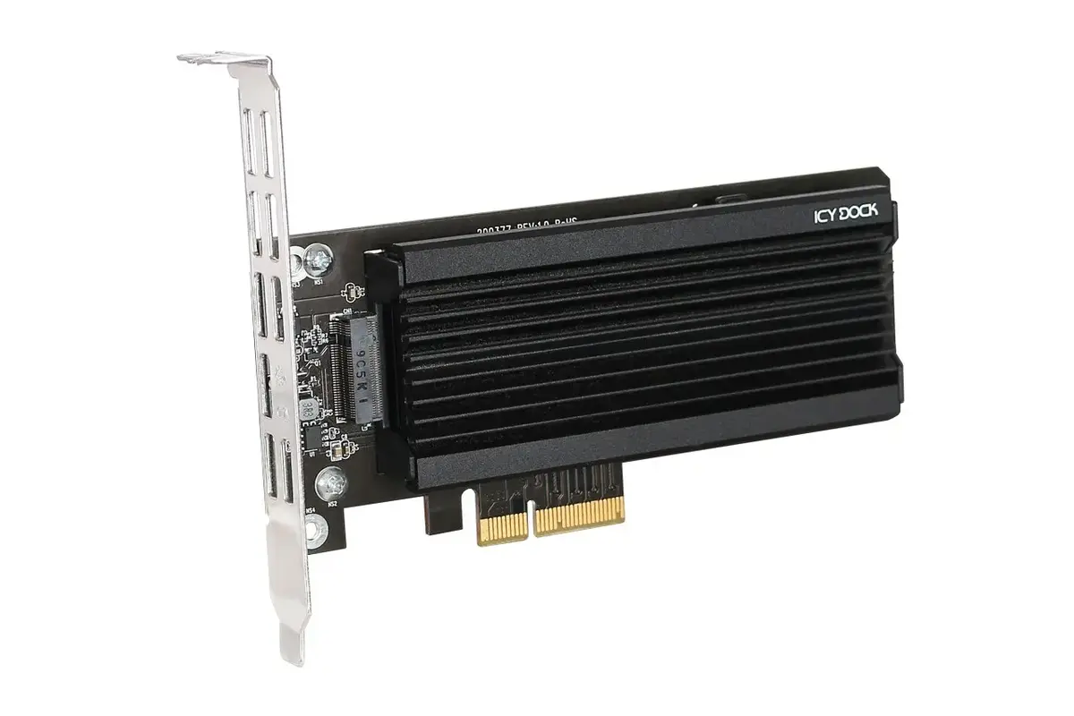 Адаптер Icy Dock MB987M2P-1B PCIe для M.2 NVMe Photo 6