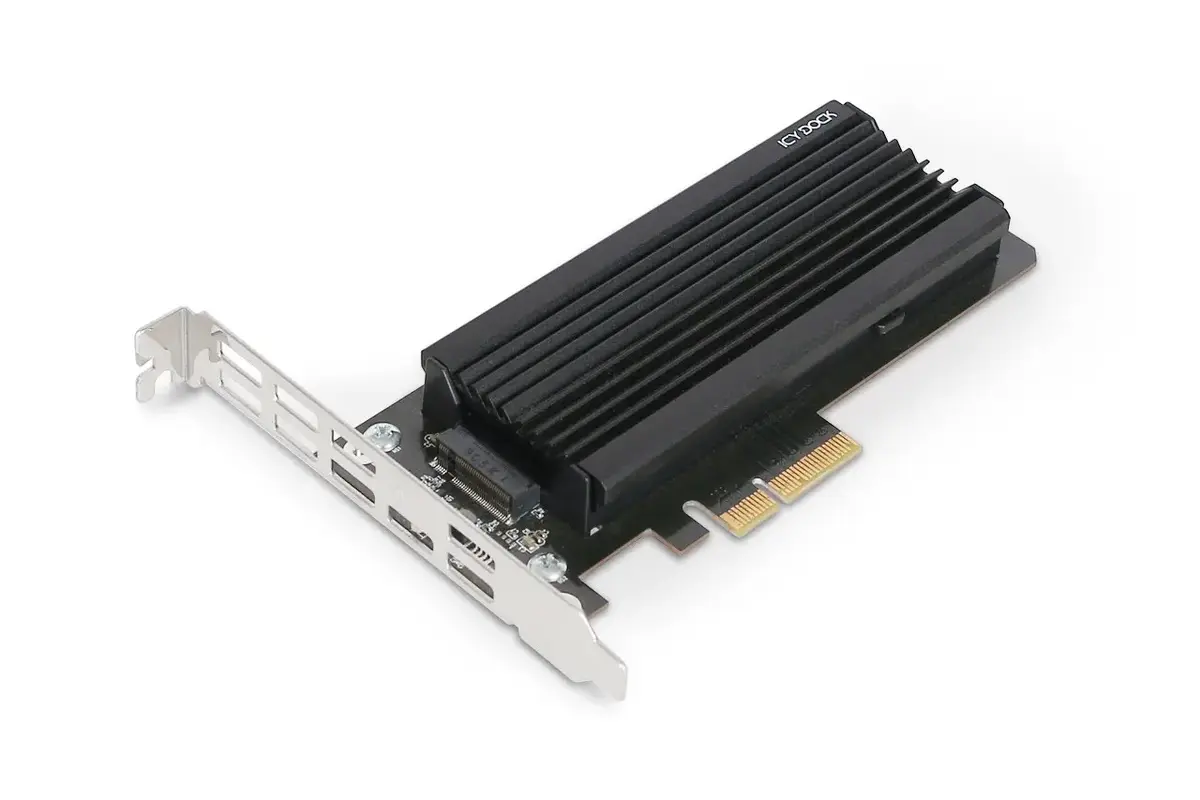 Адаптер Icy Dock MB987M2P-1B PCIe для M.2 NVMe Photo 7