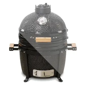 Kamado Bono Minimo Ceramic Grill 15″ Камадо барбекю/гриль Тележка Charcoal (fuel) Черный