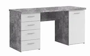 DESK CONCRETE LIGHT / WHITE MT926-C264