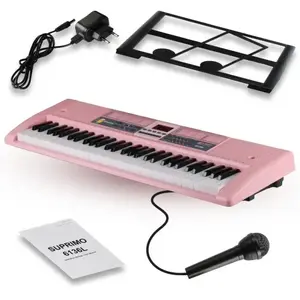 SUPRIMO 6136L PK keyboard organy z mikrofonem dla
