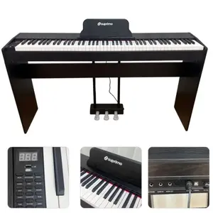 SUPRIMO SDP88 BK pianino cyfrowe stacjonarne czarn