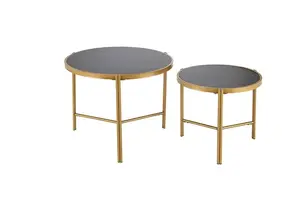 TABLE COFFEE FATIMA D63-48CM BLACK