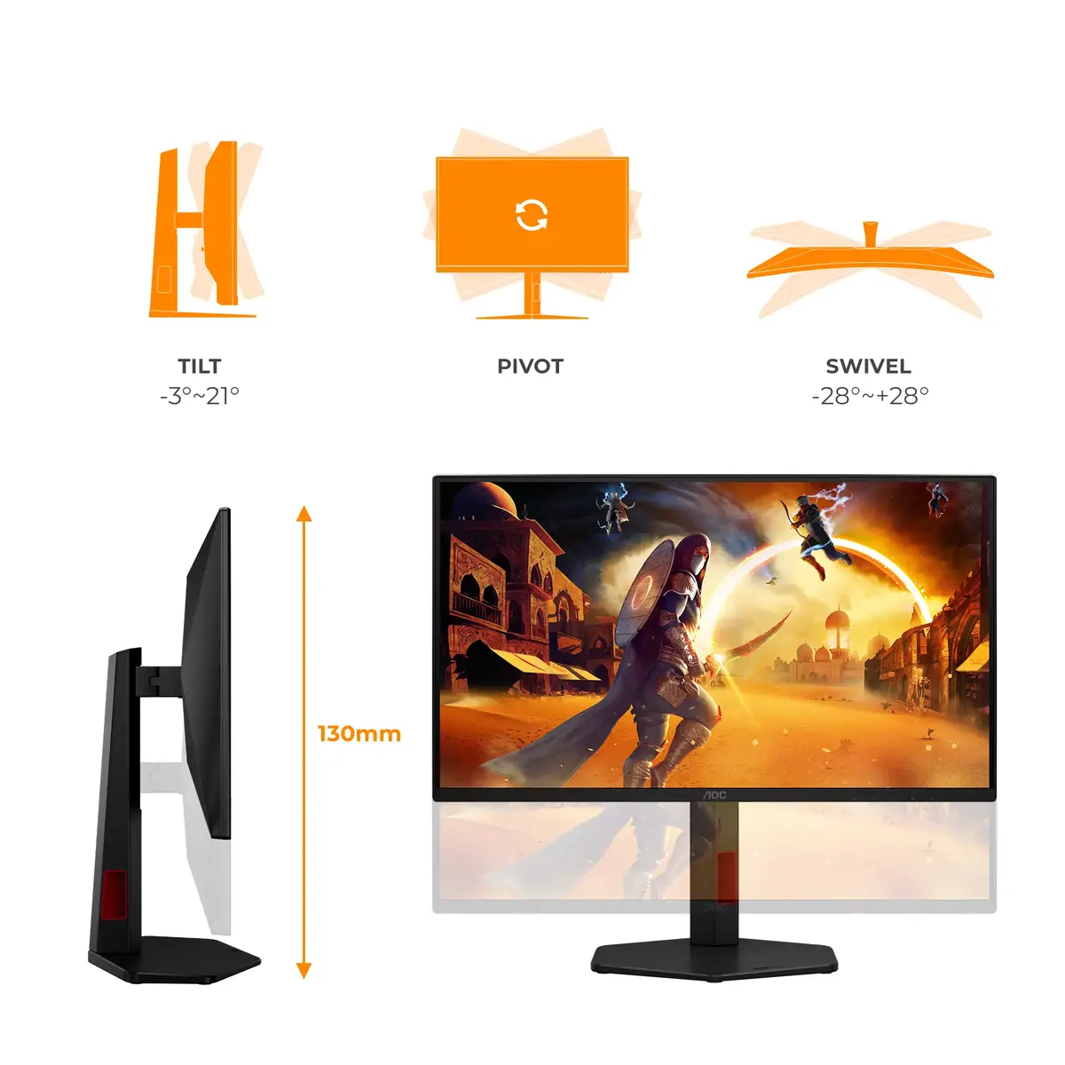 AOC G4 25G4ZR computer monitor 25G4ZR Photo 4