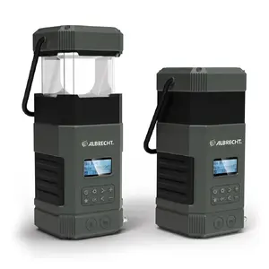 Albrecht DR 114 DAB Battery powered camping lantern USB port