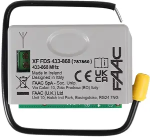 FAAC XF LC FDS Radio Receiver 433-868 MHz