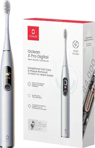 Электрическая зубная щетка Oclean X Pro Digital, серебристая