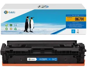 Картридж с тонером G&G 21620 голубого цвета для принтеров Canon
