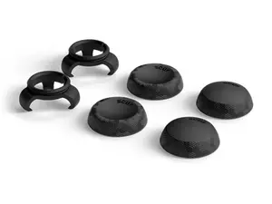Scuf Tactic universālie kursorsviras uzgaļi, melni, 6 gabalu komplekts