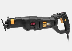 CAT DX5120 zobenzāģis ar 1200 W jaudu, 2800 gājieniem minūtē, 3 cm gājiena garumu un koka zāģa asmeni melnā un dzeltenā krāsā