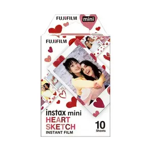 Foto lente Fujifilm Mini Heart Sketch Films, 10 gab.