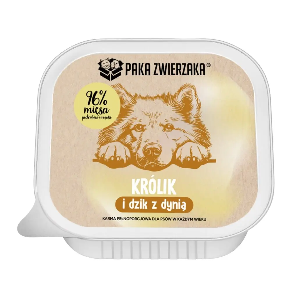 PAKA ZWIERZAKA mitrā suņu barība ar