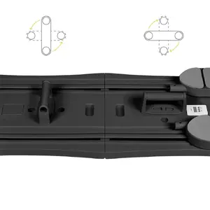 Rebel Active home Pilates set, 9-in-1 multifunctional fitness equipment, black
