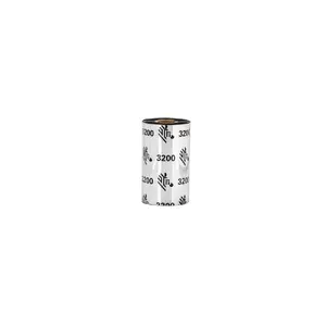 Zebra 3200 Wax/Resin termotransfera lente, 57 mm x 74 m, melna