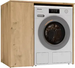 Шкаф для стиральной машины TopEshop POLA NP 1D с дверцей, цвет дуб артизан