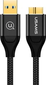 Usams USB-A to USB-A Data Cable, 2m, Black
