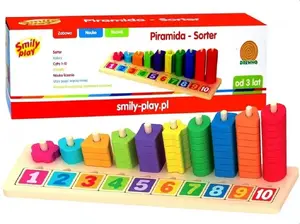 Smily Play piramīdas formas šķirotājs izglītojoša rotaļlieta