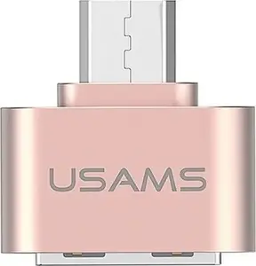 Usams US-SJ009 Micro USB to USB 2.0 OTG Adapter Rose Gold