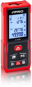 Лазерный дальномер PRO DL-E50 50м