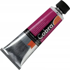 Cobra Artist Water-Mixable Oil Colour, Permanent Red Violet Light 577, 40ml Tube