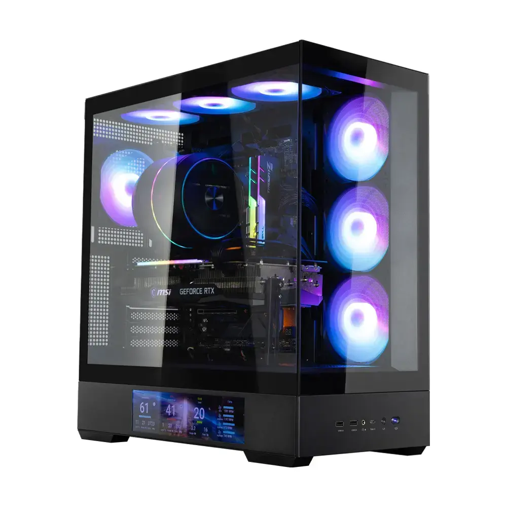 Zalman P40 DS BLACK Midi Tower PC Case Photo 5