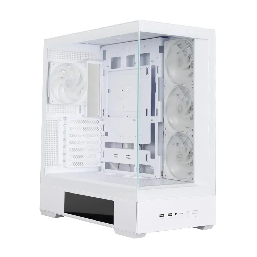 Zalman P40 DS WHITE Midi Tower PC Case Photo 2