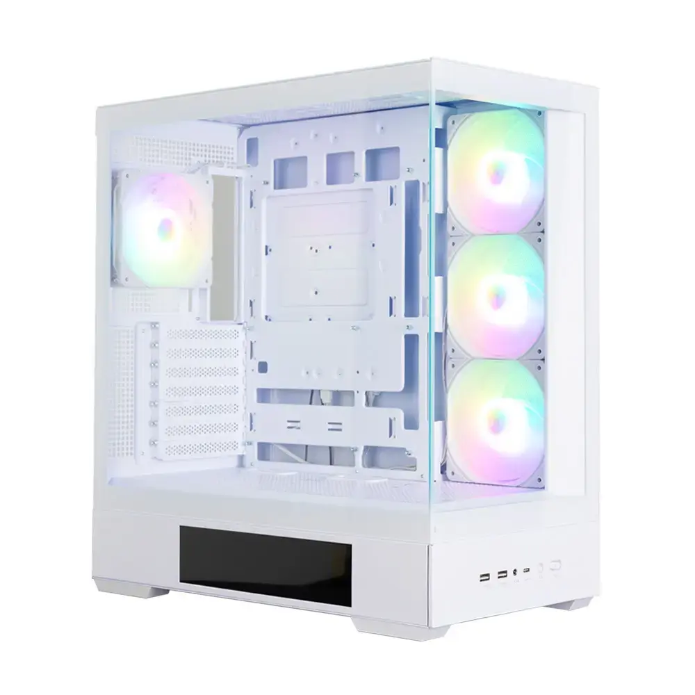 Zalman P40 DS WHITE Midi Tower PC Case Photo 3