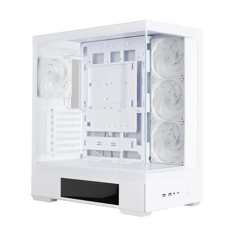 Zalman P40 DS WHITE Midi Tower PC Case Photo 4