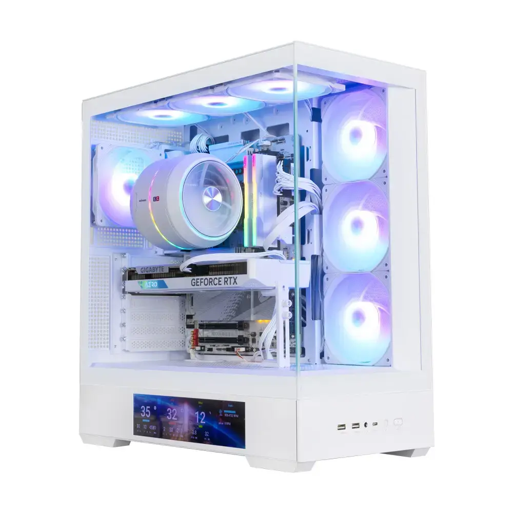 Zalman P40 DS WHITE Midi Tower PC Case Photo 5