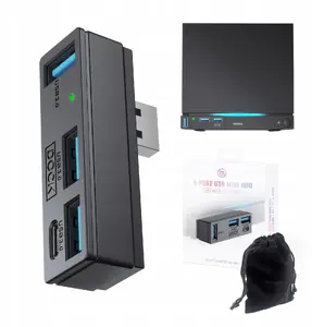 JYS Hub Adapter Usb 3.0 4w1 3x Usb-a 1x Usb-c 5 Gb/s Do Ps5 / Pc Steam Machine / Jys-sdm007-v2