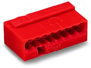 Wago 243-808 8-vadu mikro savienotājs sarkans