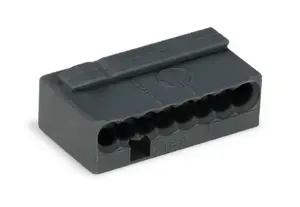 Wago 243-208 mikro savienotājs 8-vadu 6A 100V pelēks
