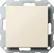 Gira 026801 System 55 aklā uzlika ar atbalsta gredzenu, krēmbalta