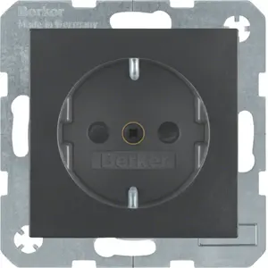 Розетка Berker 41231606 типа F, антрацит, 16А 250В