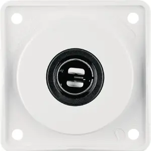 Berker 945172509 kontaktligzda ar kabeļa uzgali, 12V 16A, balta spīdīga