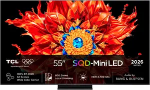 TCL MSQLED85L 55MSQLED85L TV 139.7 cm (55") 4K Ultra HD Smart TV Wi-Fi Black 2700 cd/m²