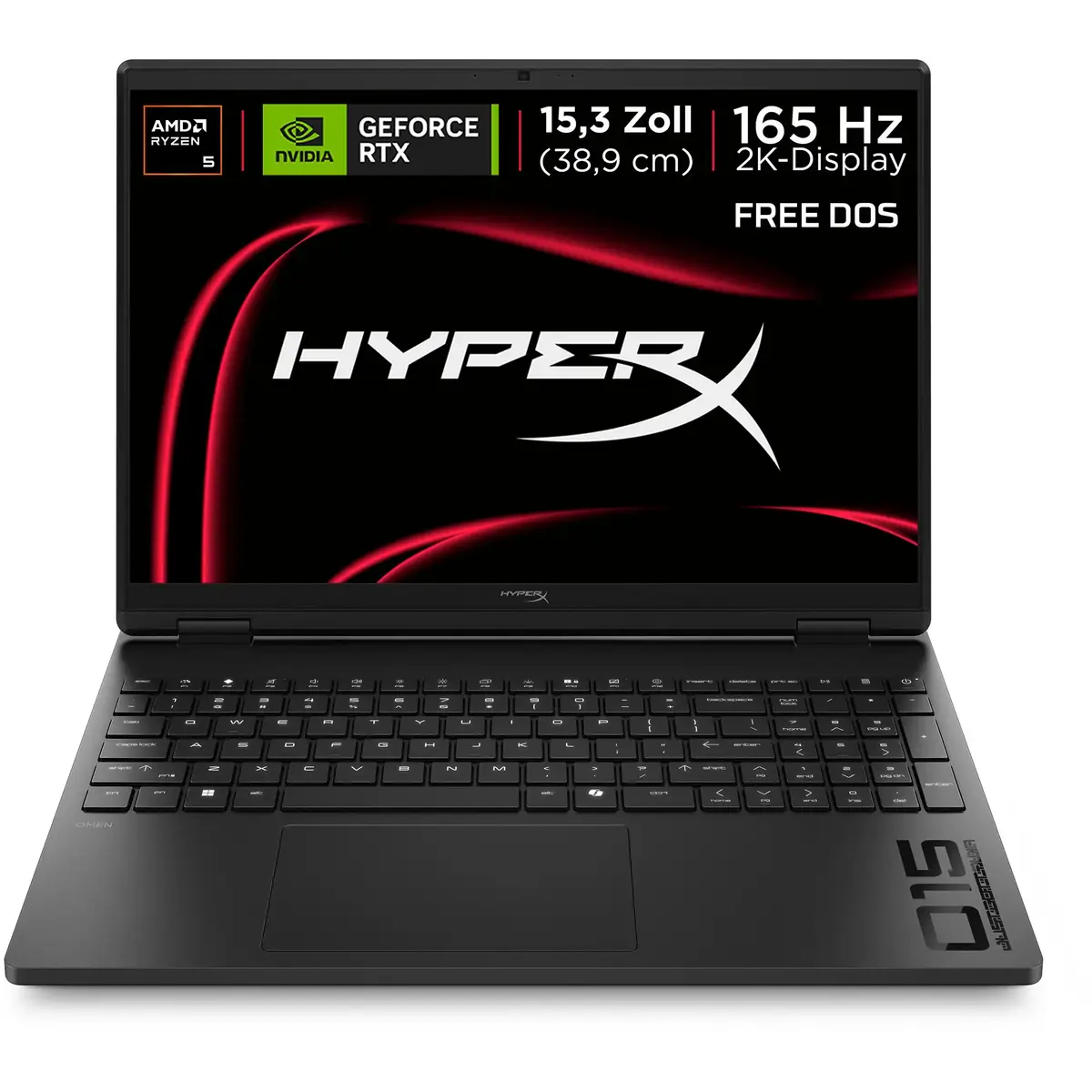 OMEN by HP 15-gb0057ng portatīvais dators | AMD Ryzen 5 | RTX 5060 Photo 2